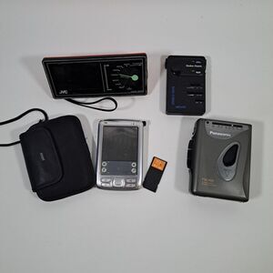 VTG Lot REPAIR JVC Clock Radio Shack Steromate Panasonic Palm Pilot Cassette